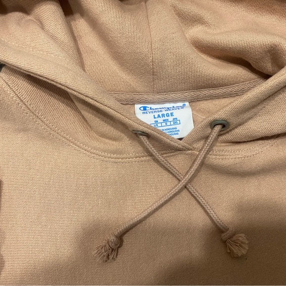 MAUVE ROSE CLASSIC CHAMPION PULLOVER HOODIE large - Picture 3 of 3